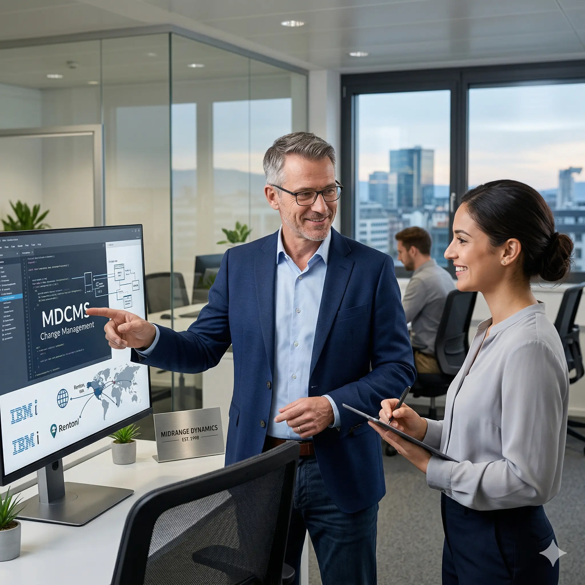 Professional in a business setting