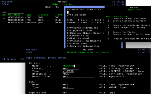 IBM i 5250 green screen